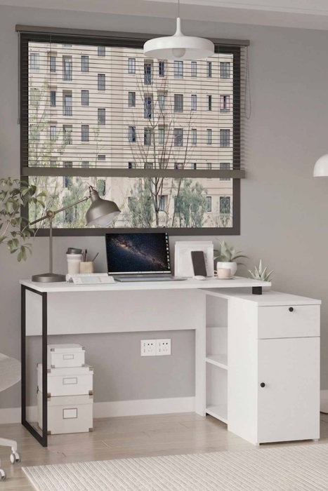 Hanah Home Escritorio de estudio Nor1-W Blanco Hanah Home Escritorio de estudio Nor1-W Blanco